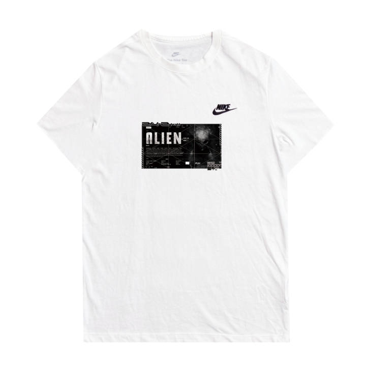 Nike Nike T Shirts Unisex White Crew Neck Moderate Straight Fit