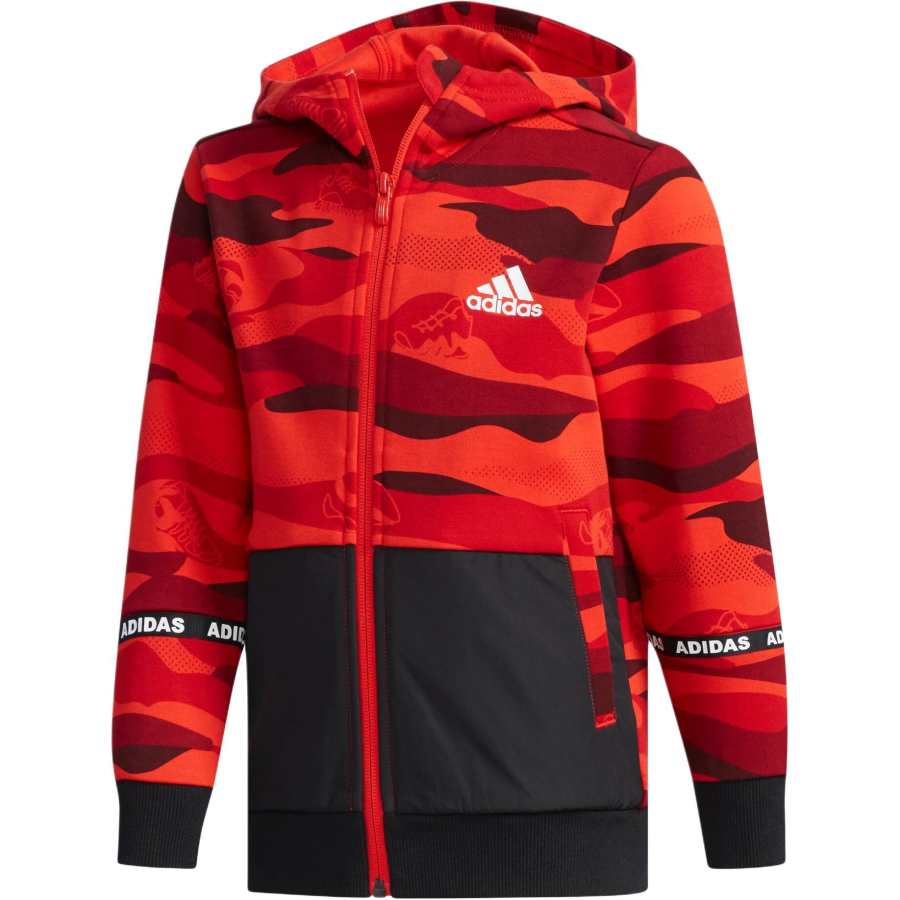 Adidas Adidas Jacket Red/Black Children Aged 3 7 Years Old