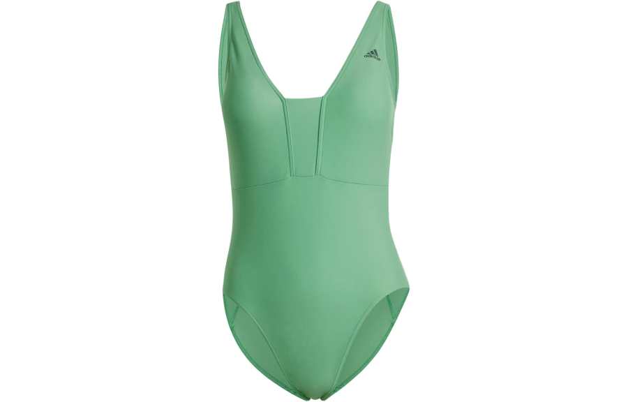 Adidas Adidas Iconisea 3 Stripes Swimsuit One piece Swimsuit Women's Green