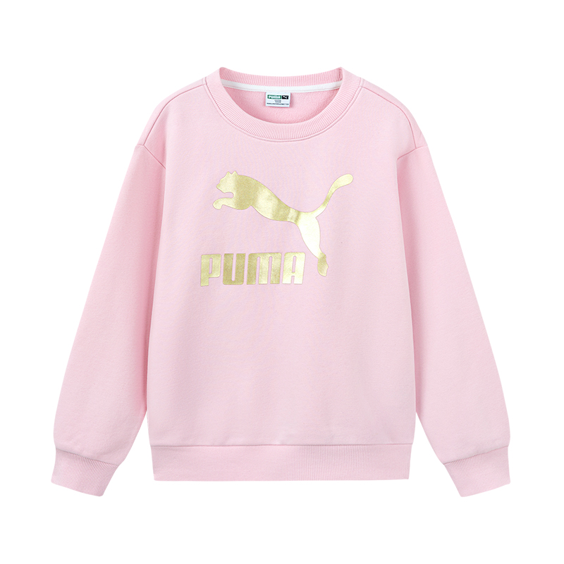 PUMA Sweatshirt SportstyleCLASSICS BIG LOGO CREW FL Dream Pink Kids'