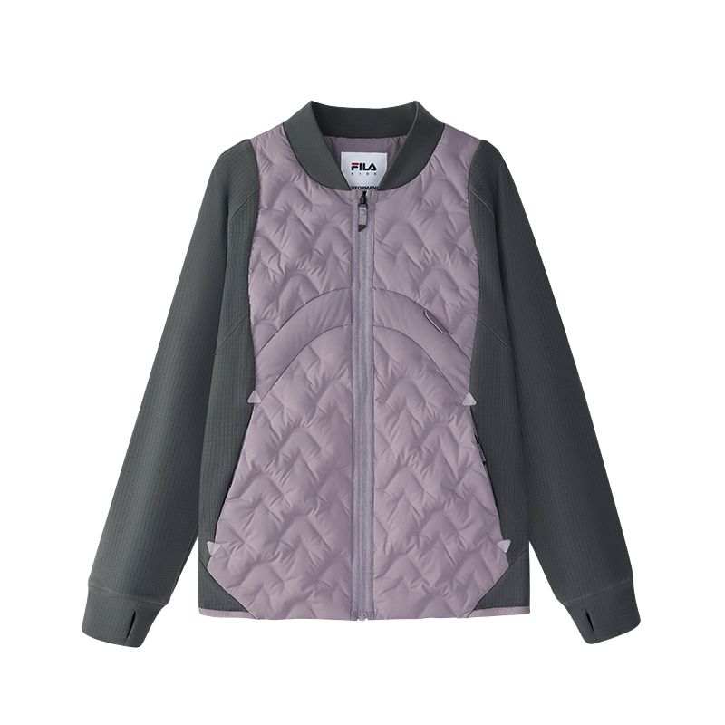 FILA KIDS Down Jacket Dark Jade Purple Teenagers