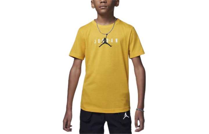 Jordan Jordan Jumpman Sustainable Graphic Tee T Shirt Kids' Lemon