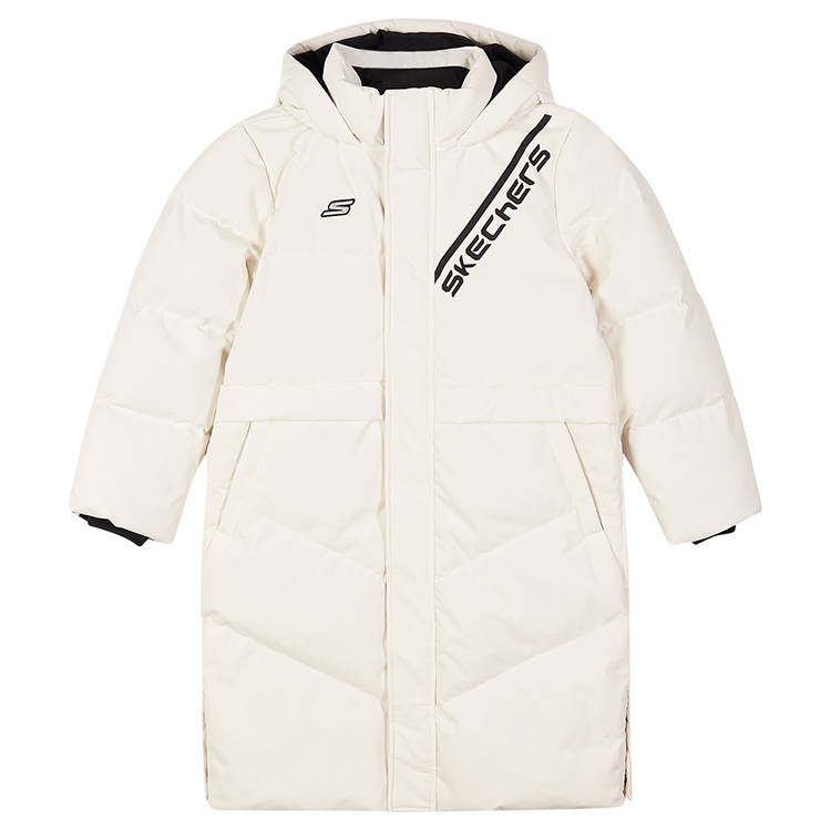 Skechers Down Jacket Tofu White Teenagers
