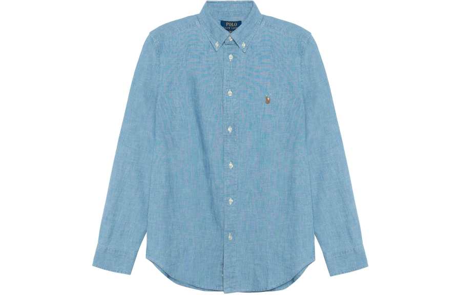 Polo Ralph Lauren SS23 Kids' Denim Shirts Teenagers Blue