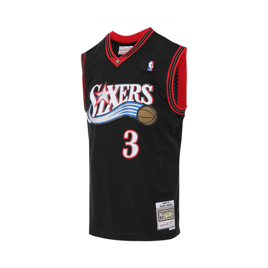 Mitchell Ness x NBA Swingman Basketball Jersey Unisex Black