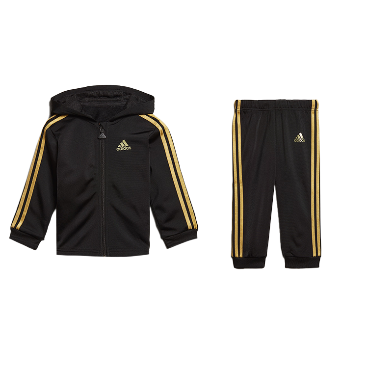 Adidas Adidas Casual Sportswear Black/Gold Infant And Toddler