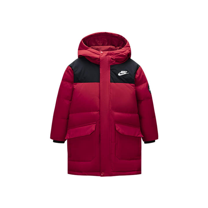 Nike Nike Down Jacket Preppy Red Children Aged 3 7 Years Old