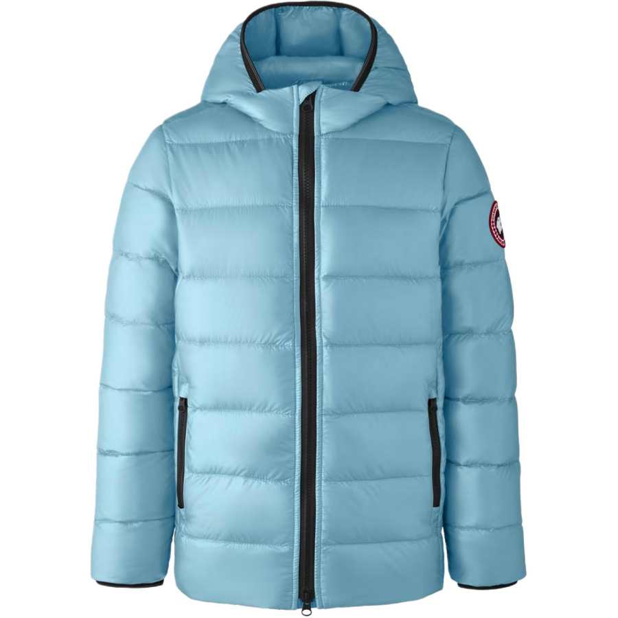 Canada Goose Kids' Apparel, Logo Hooded Zip Closure Long Sleeved Jackets & Coats Blue Kids'