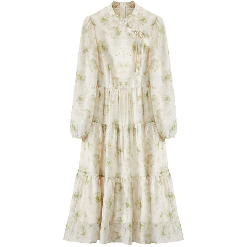 XIANGYING Cheongsam Women's Green