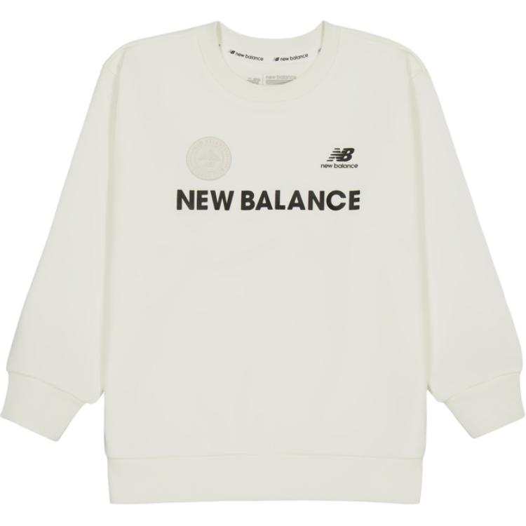 New Balance New Balance Sweatshirt NB Fleece Lined Crew Neck Fashion Comfortable Beige Kids'