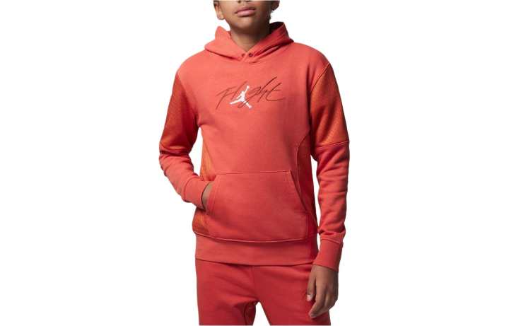 Jordan Jordan Sweatshirt Off Court Flight Orange Red Kids'