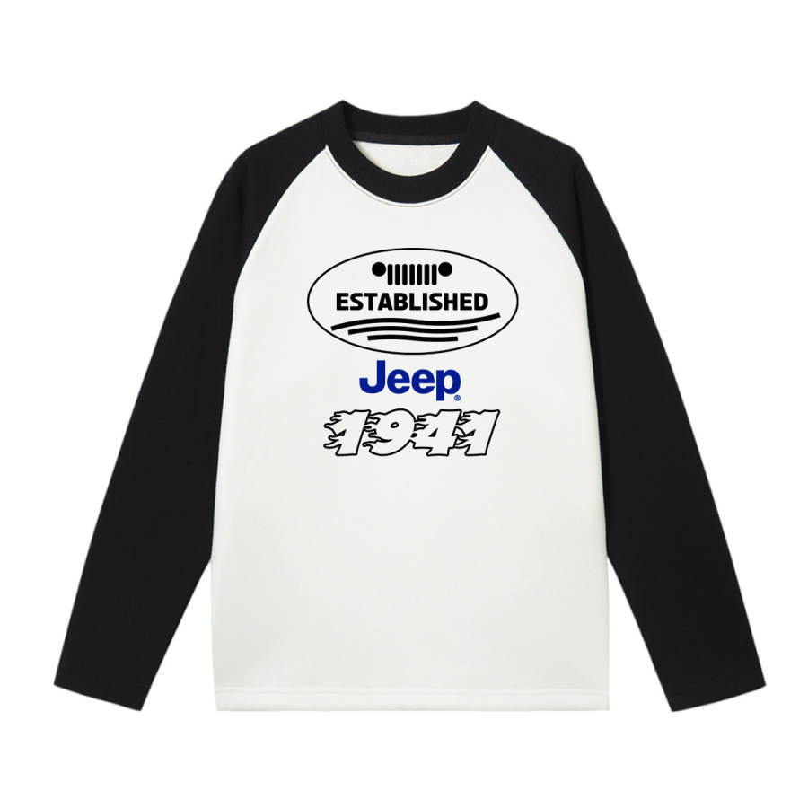 Jeep Grade School Sweatshirts Crew Neck Moderate