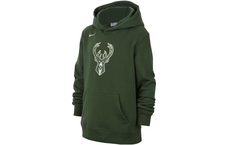 Nike Nike Sweatshirt Kids' Apparel NBA Milwaukee Bucks Green Kids'