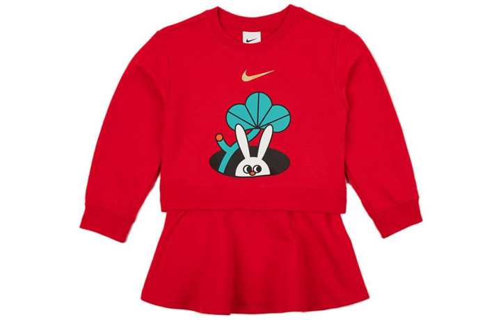 Nike Nike Kids Dresses Crew Neck Moderate Short