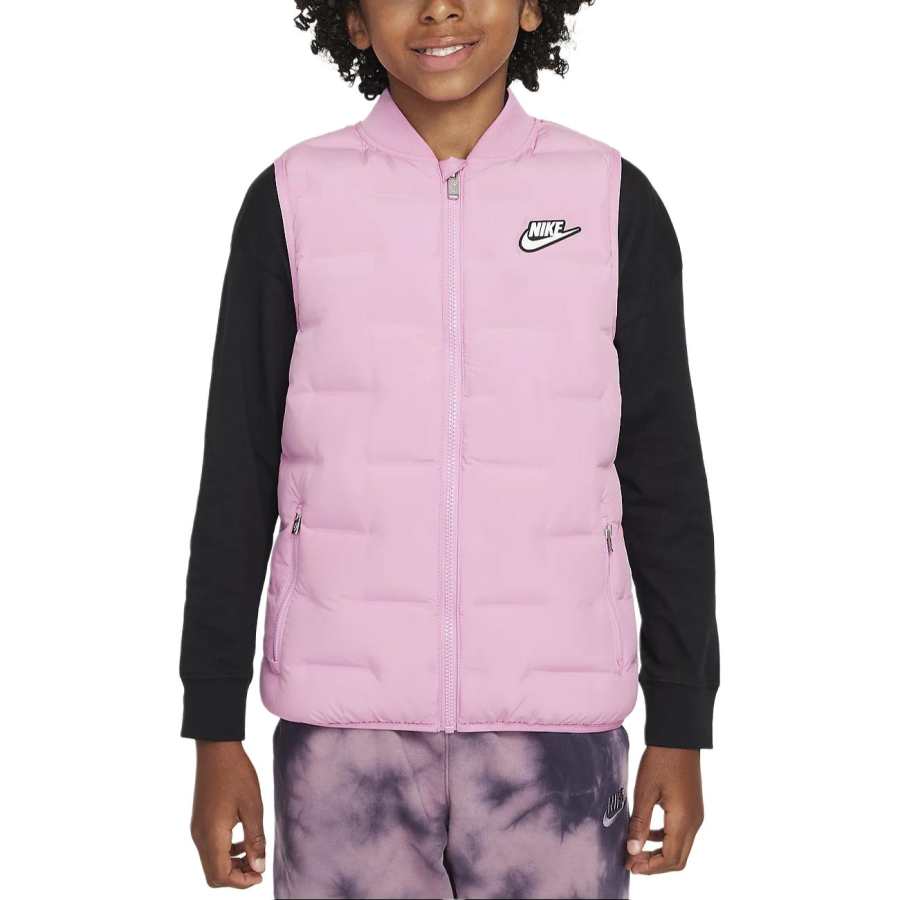 Nike Nike Down Vest Mysterious Flamingo Red Teenagers