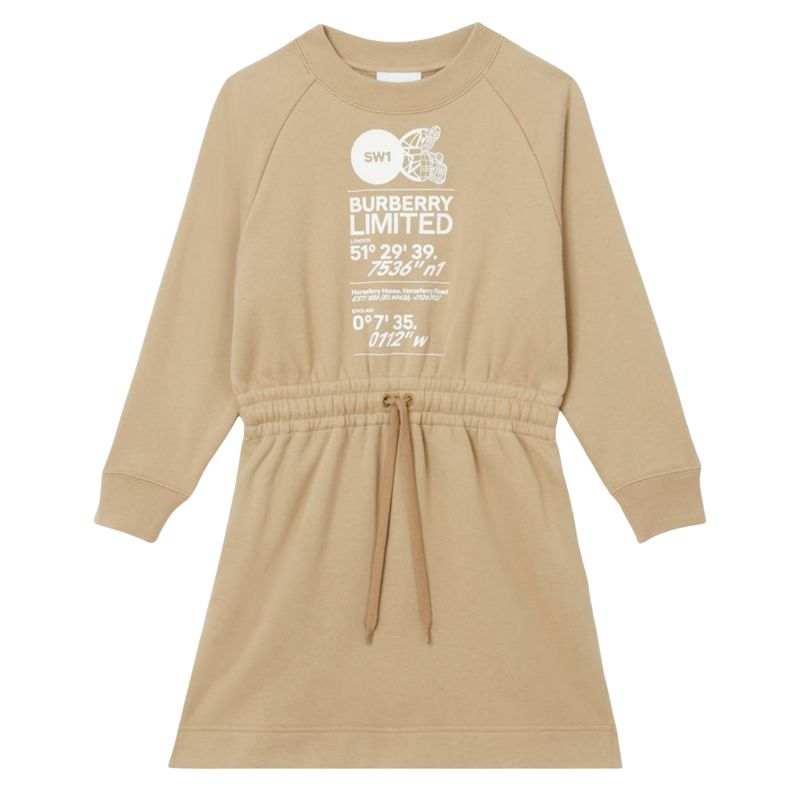 Burberry Kids Dresses Crew Neck Moderate Mid Length