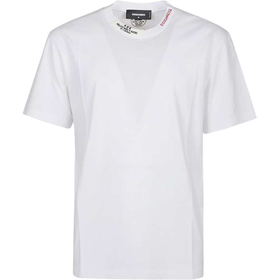 DSQUARED 2 Dsquared2 Logo Embroidered Crewneck T Shirt