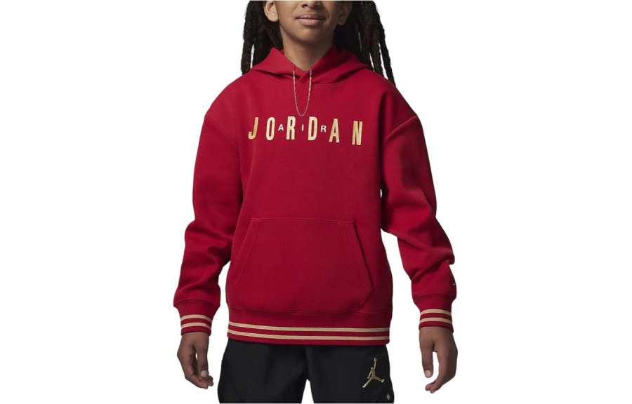 Jordan Jordan MJ Chinese New Year Sweatshirt Kids' Gym Red