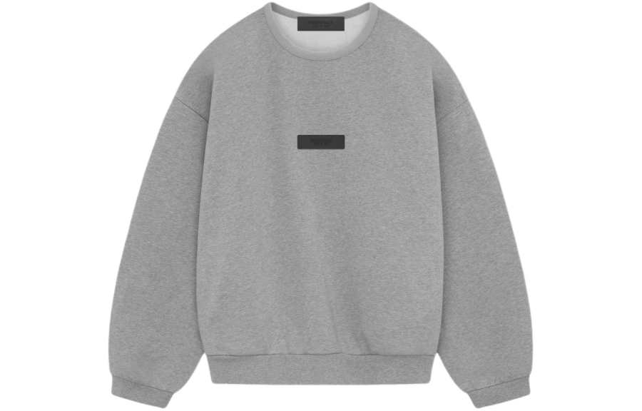 Fear Of God Essentials Sweatshirt SS24 Kids Crewneck Dark Heather Oatmeal Kids'