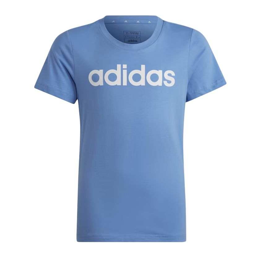 Adidas Adidas Essential T Shirt LINEAR LOGO COTTON SLIM FIT T SHIRT Blue Fusion/White Teenagers
