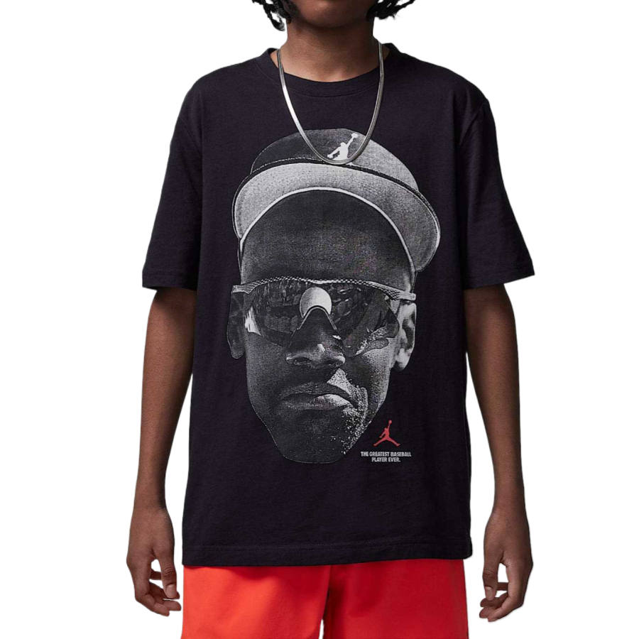 Jordan Jordan T Shirt Big Kids' 'but He Tried' T Shirt Black Kids'