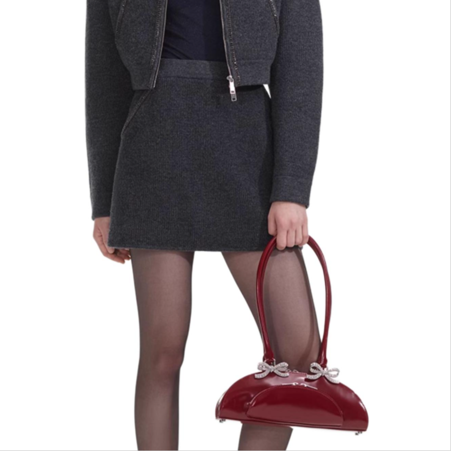 Self-portrait Self portrait Casual Short Skirts Women's Dark Gray
