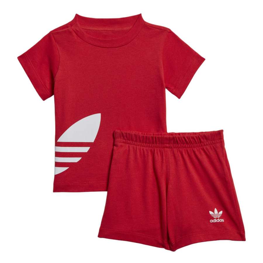 Adidas Originals Casual Sportswear Red Infant And Toddler