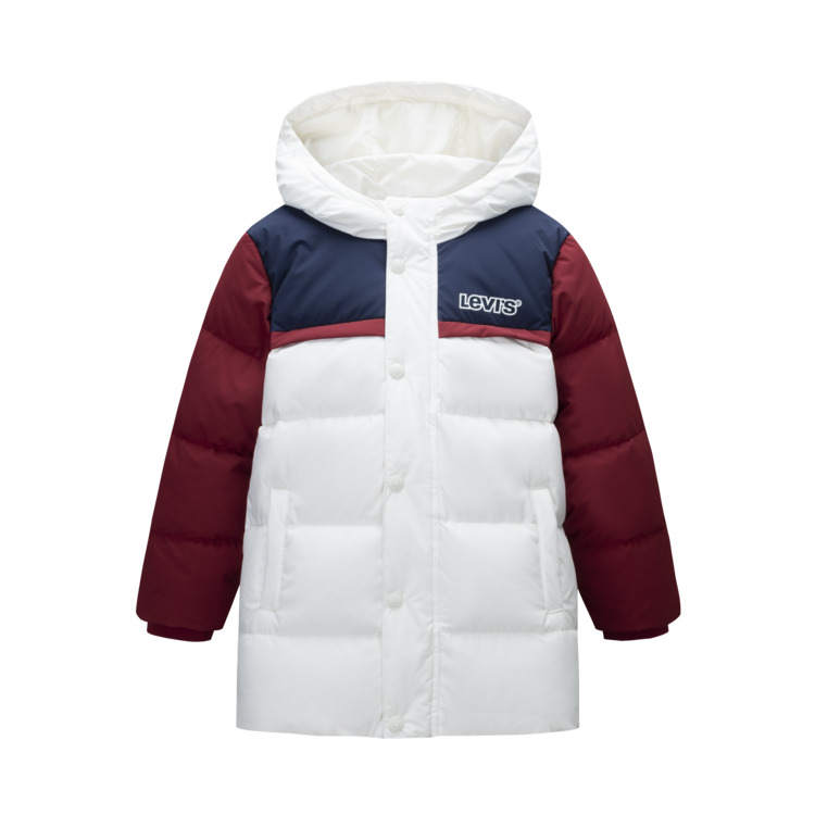 Levis Levis Comfortable Thermal Down Jacket Teenagers Candy White
