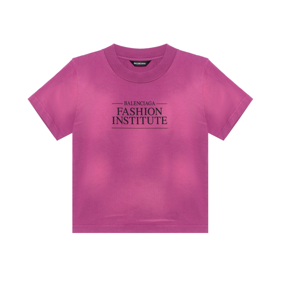 Balenciaga T Shirt Purple Kids'
