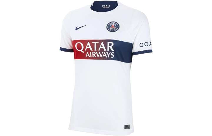 Nike Nike Paris Saint Germain Soccer Jerseys Women's White Crew Neck Moderate