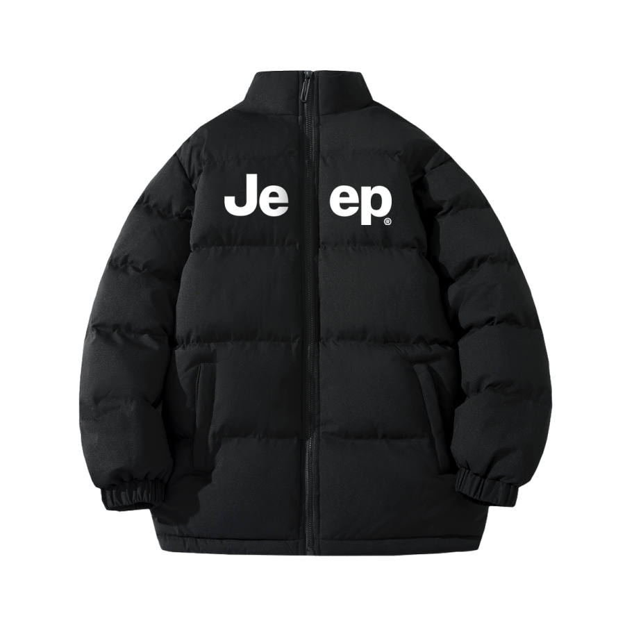 Jeep Jeep Grade School Padded Jackets Stand Collar Thickened