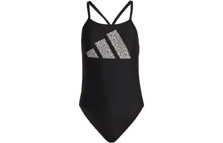 Adidas Adidas 3 Bar Logo Print Swimsuit One piece Swimsuit Women's Black