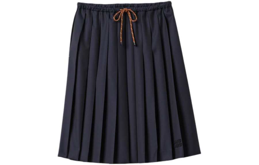 Miu Miu pleated midi skirt