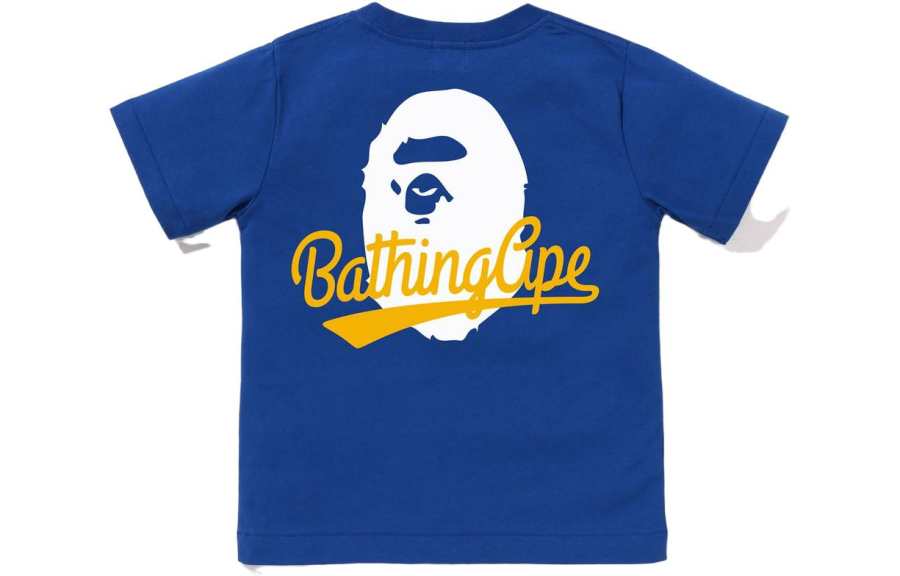 A BATHING APE Kids T Shirts Crew Neck Moderate