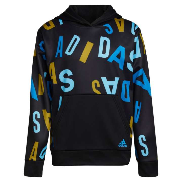 Adidas Adidas Sweatshirt LINEAGE LOVE PULLOVER HOODIE Black Teenagers