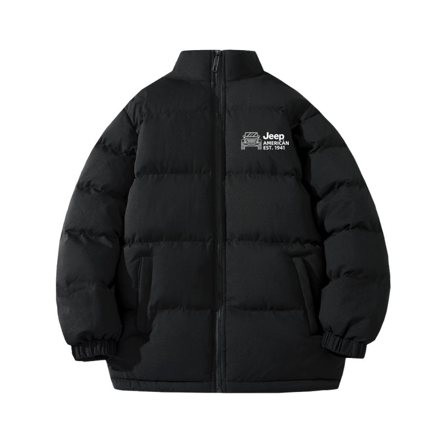 Jeep Jeep Grade School Padded Jackets Stand Collar Thickened