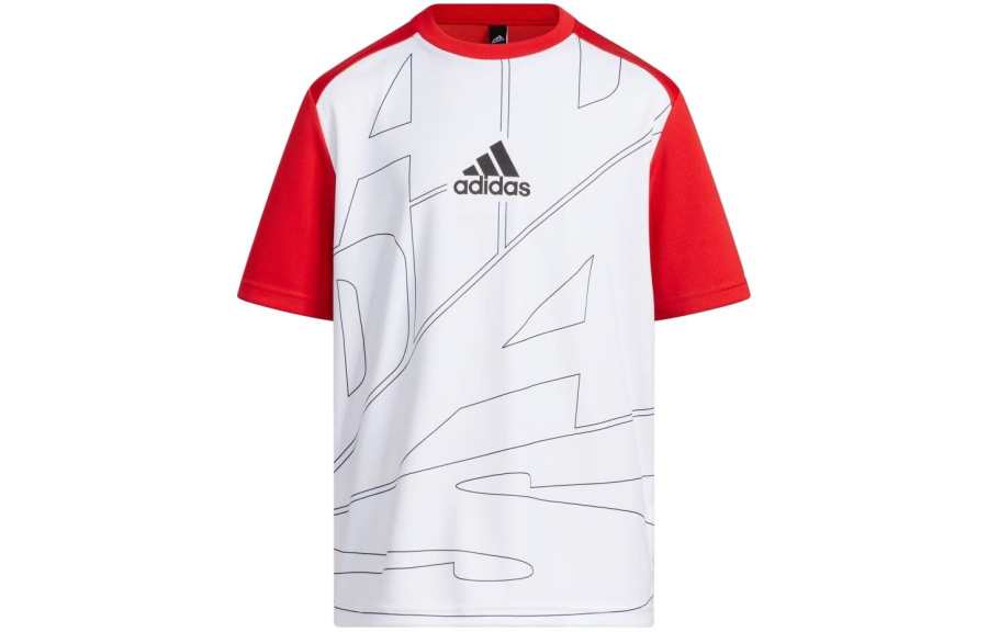Adidas Adidas Kids T Shirts Crew Neck Moderate