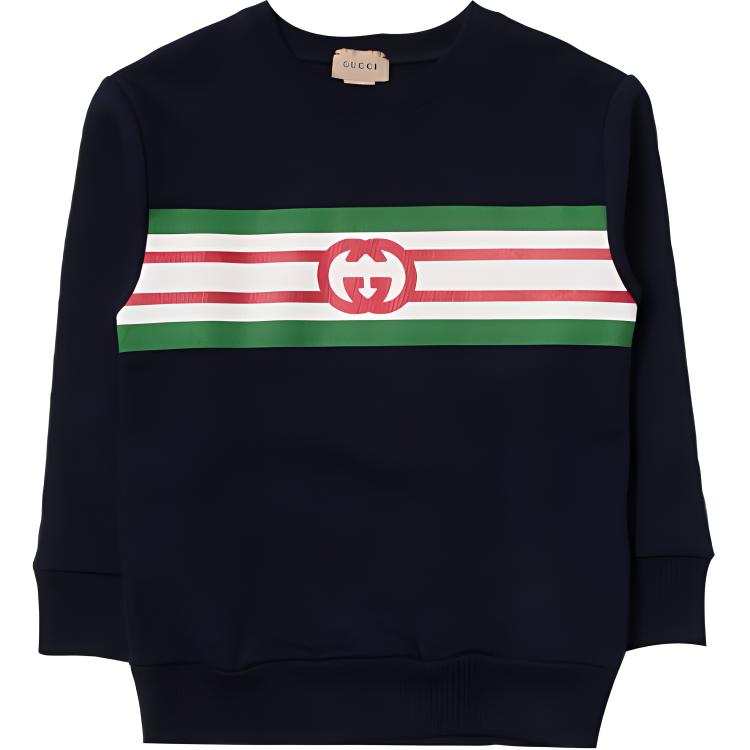 GUCCI Sweater Boys, Dark Blue Kids'