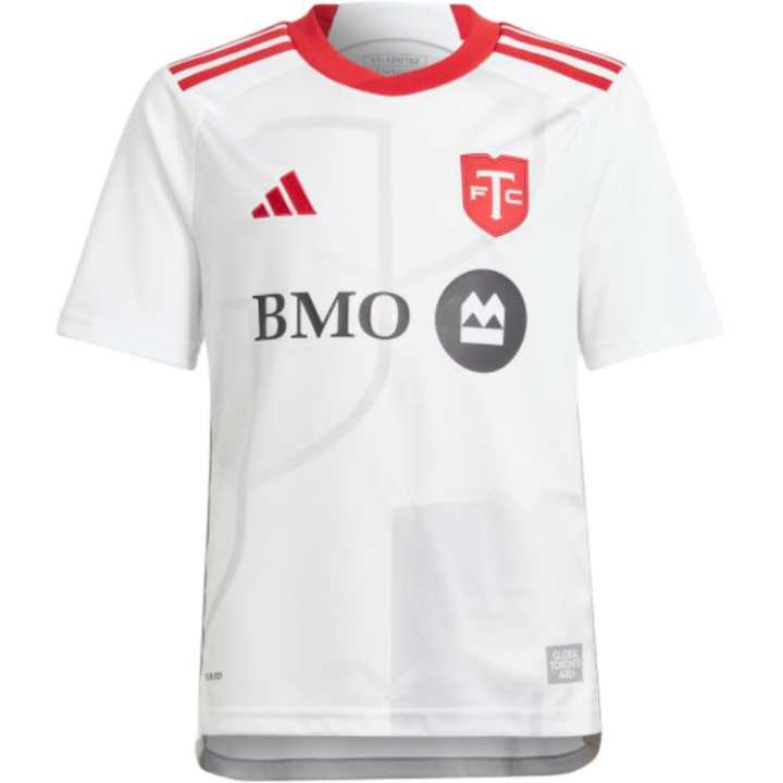Adidas Adidas T Shirt White/Team Power Red Teenagers