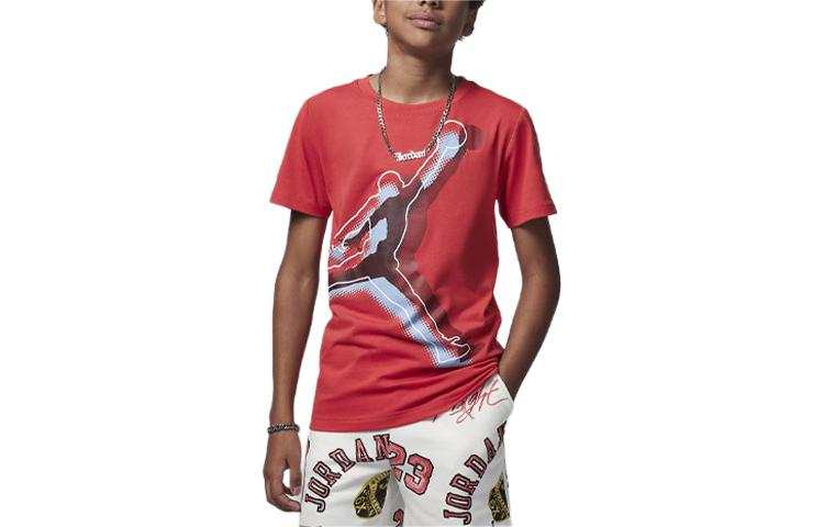 Jordan Jordan T Shirt Jumpman Haze Out Watermelon Red Kids'
