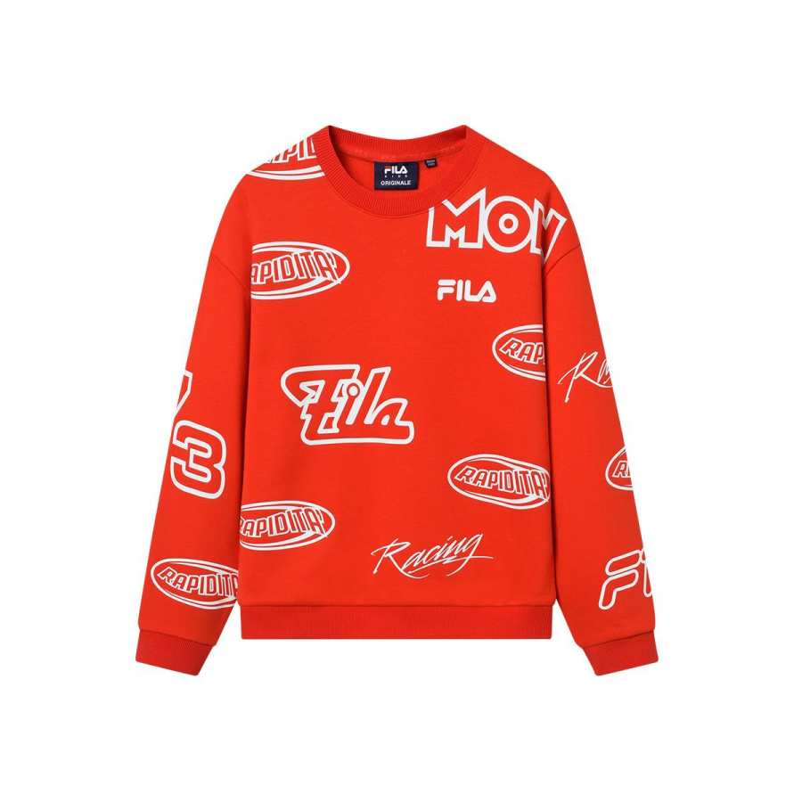 FILA KIDS Sweatshirt Fire Red Teenagers