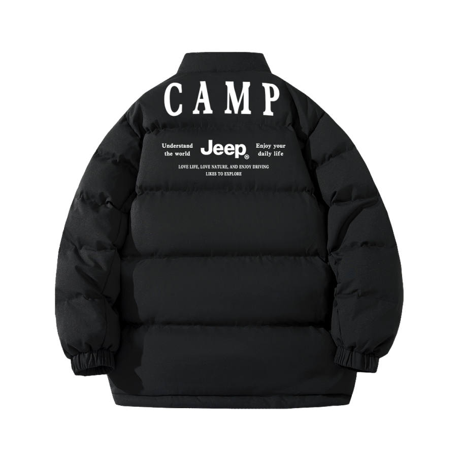 Jeep Jeep Grade School Padded Jackets Stand Collar Thickened