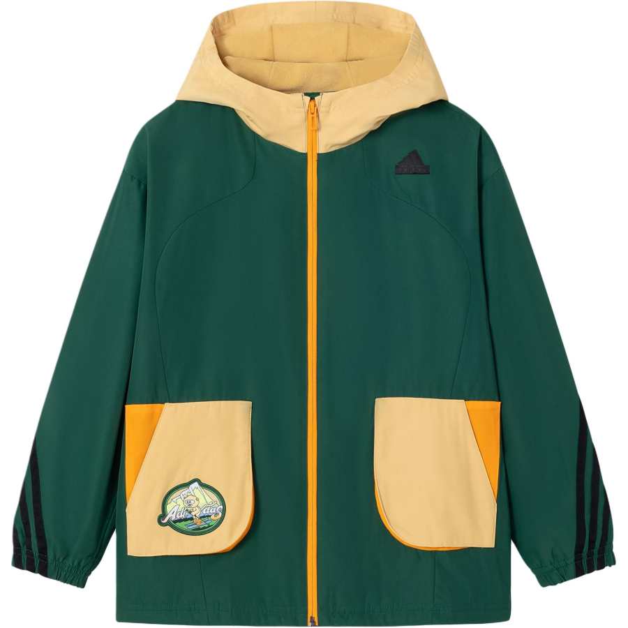 Adidas Adidas URBAN OUTDOOR REVERSIBLE Jackets & Coats Forest Green Children Aged 3 7 Years Old