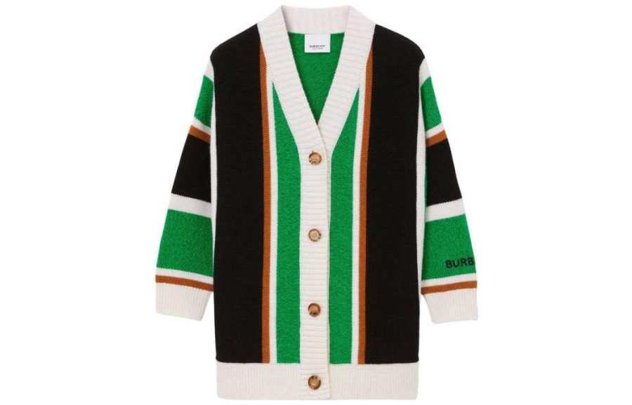 Burberry Kids Sweaters V Neck Moderate