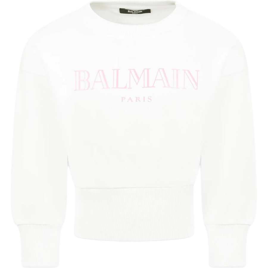BALMAIN BALMAIN Kids Sweatshirts Crew Neck Moderate