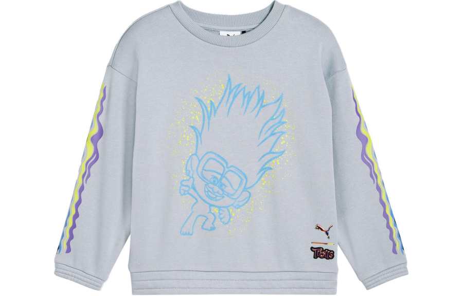 PUMA PUMA Sweatshirt Light Gray Children Aged 3 7 Years Old