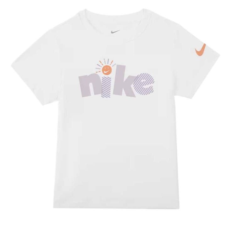 Nike Nike Swoosh T Shirt SS25 White Children Aged 3 7 Years Old