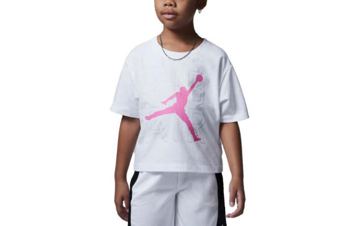 Jordan Jordan Kids T Shirts Crew Neck Moderate