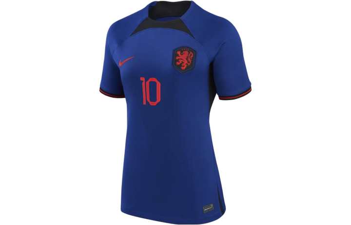 Nike Nike Dutch National Team Soccer Jerseys Women's Blue Crew Neck Moderate
