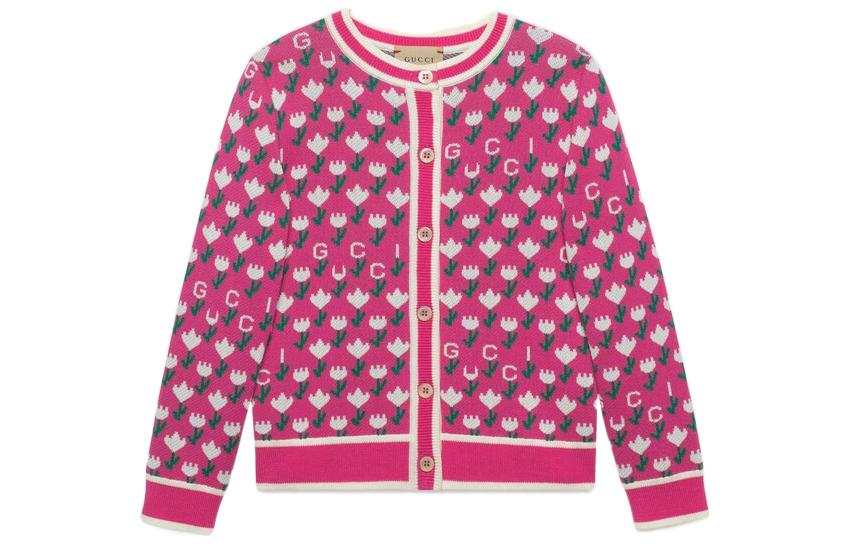 GUCCI Sweater Kids' Apparel SS23 Pink Kids'